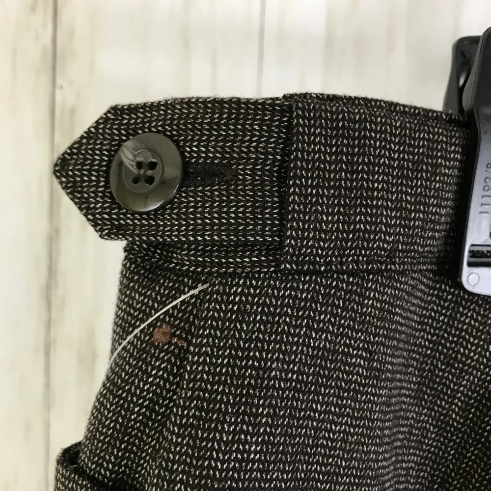 Maggie Barnes Brown Tweed Dress Pants 20WP - Picture 4 of 5